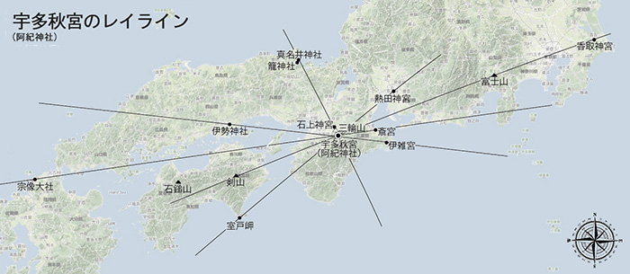 宇多秋宮のレイライン